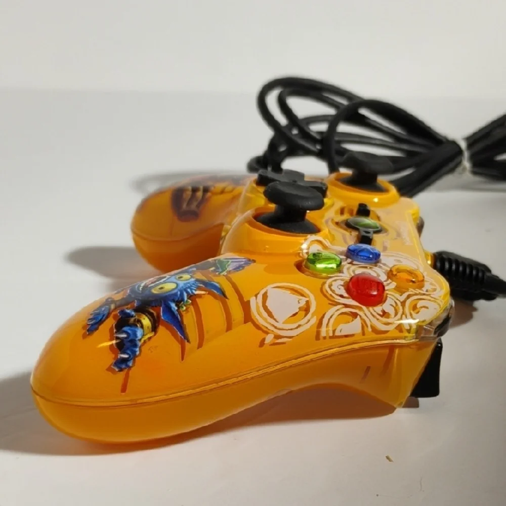 Power A Skylanders Mini Pro Orange Wired Controller For Xbox 360 Tested